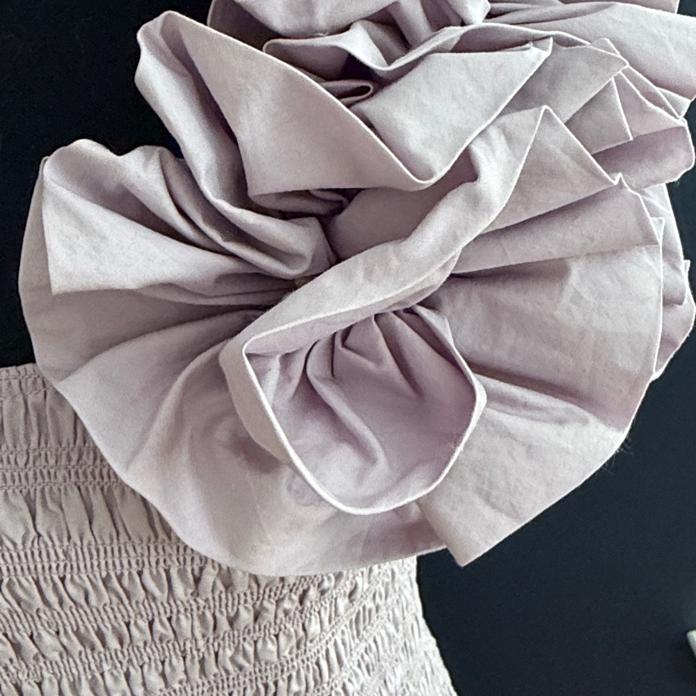 Cleobella Antoinette D Lilac Ruffle Sleeve Dress Medium $304 Retail NWT - Picture 7 of 7